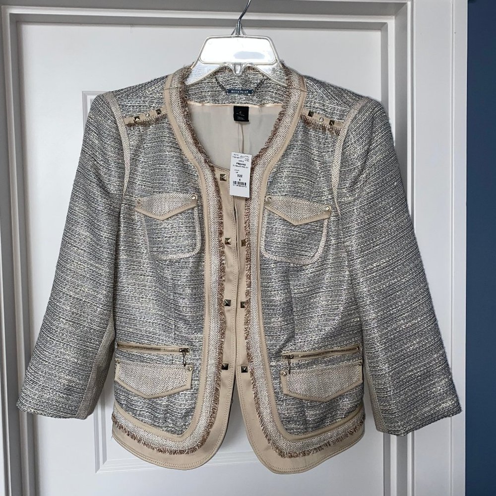 White House Black Market spring jacket - sz 6